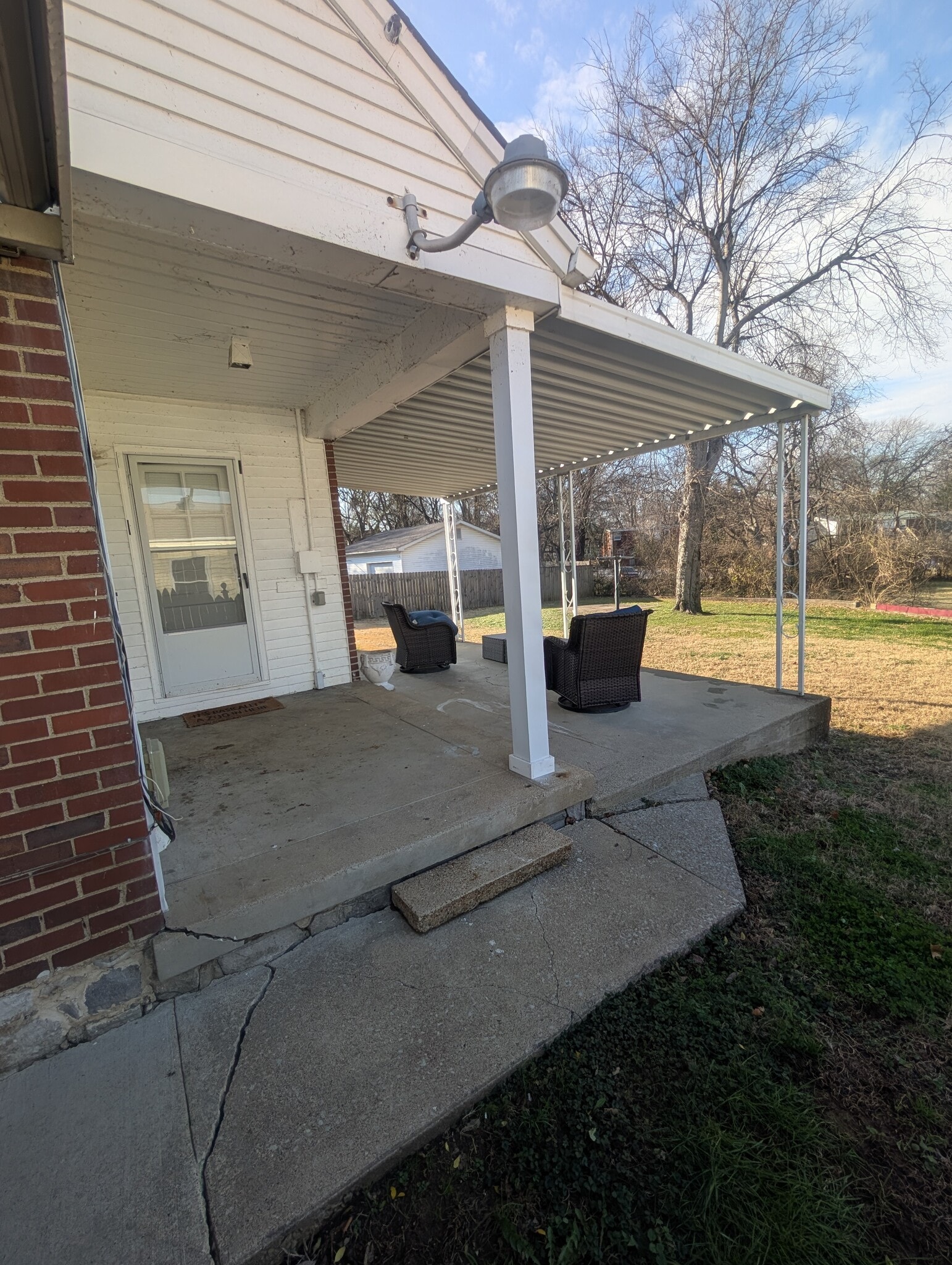 Back covered patio - 1311 Haysboro Ave