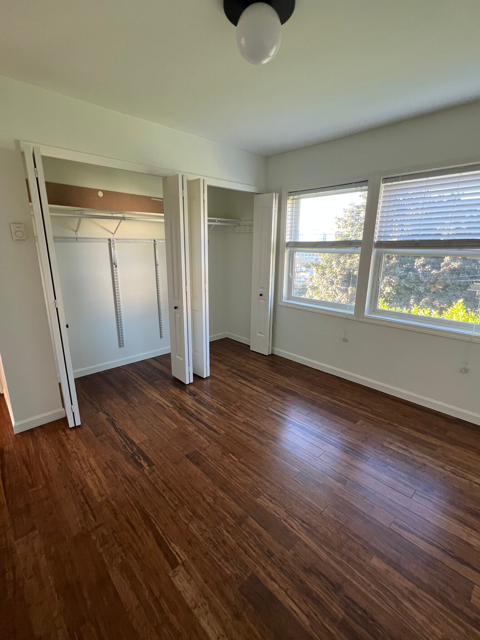 Double closet in primary bedroom - 520 Lee St