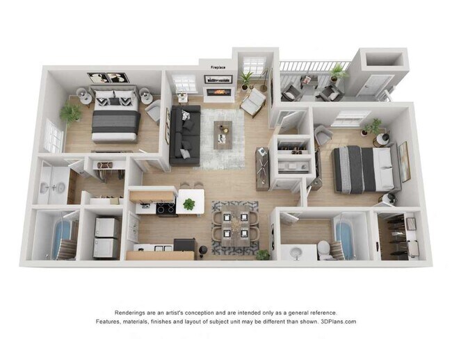 Floorplan - The Barstow Lincoln Oaks