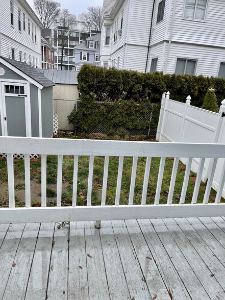 Backyard. - 77 Linden St
