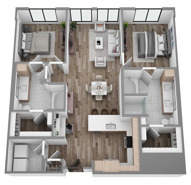 2 Bed / 2 Bath — 1,199+ sq. ft - The Overlook at Walnut Creek