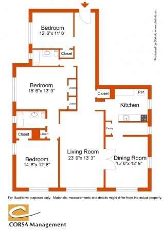3BR/2BA - The Dalmar