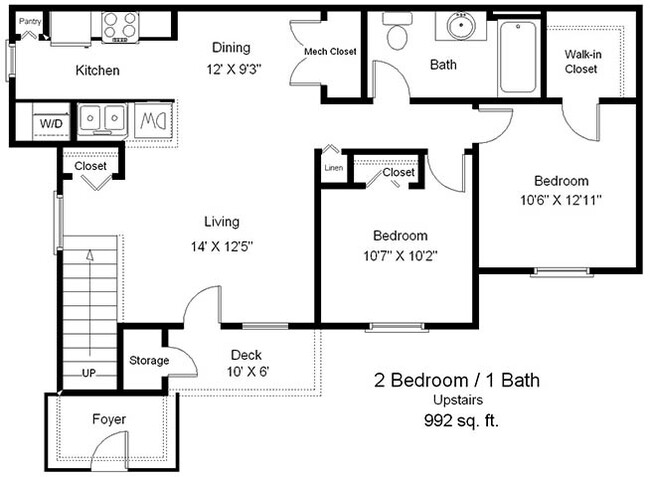 Floorplan - Copper Gate Apartments