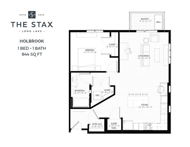 Floorplan - The Stax of Long Lake