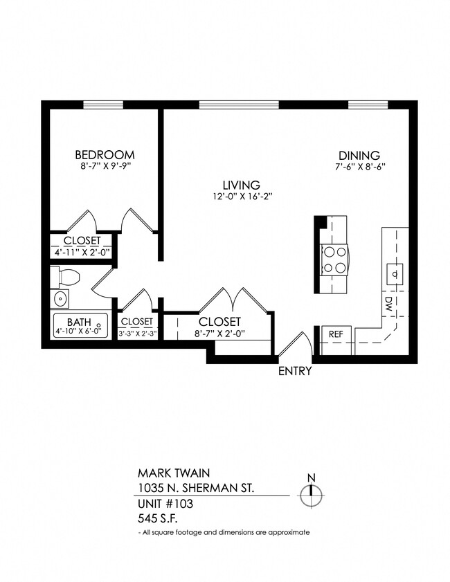 Floorplan - Mark Twain