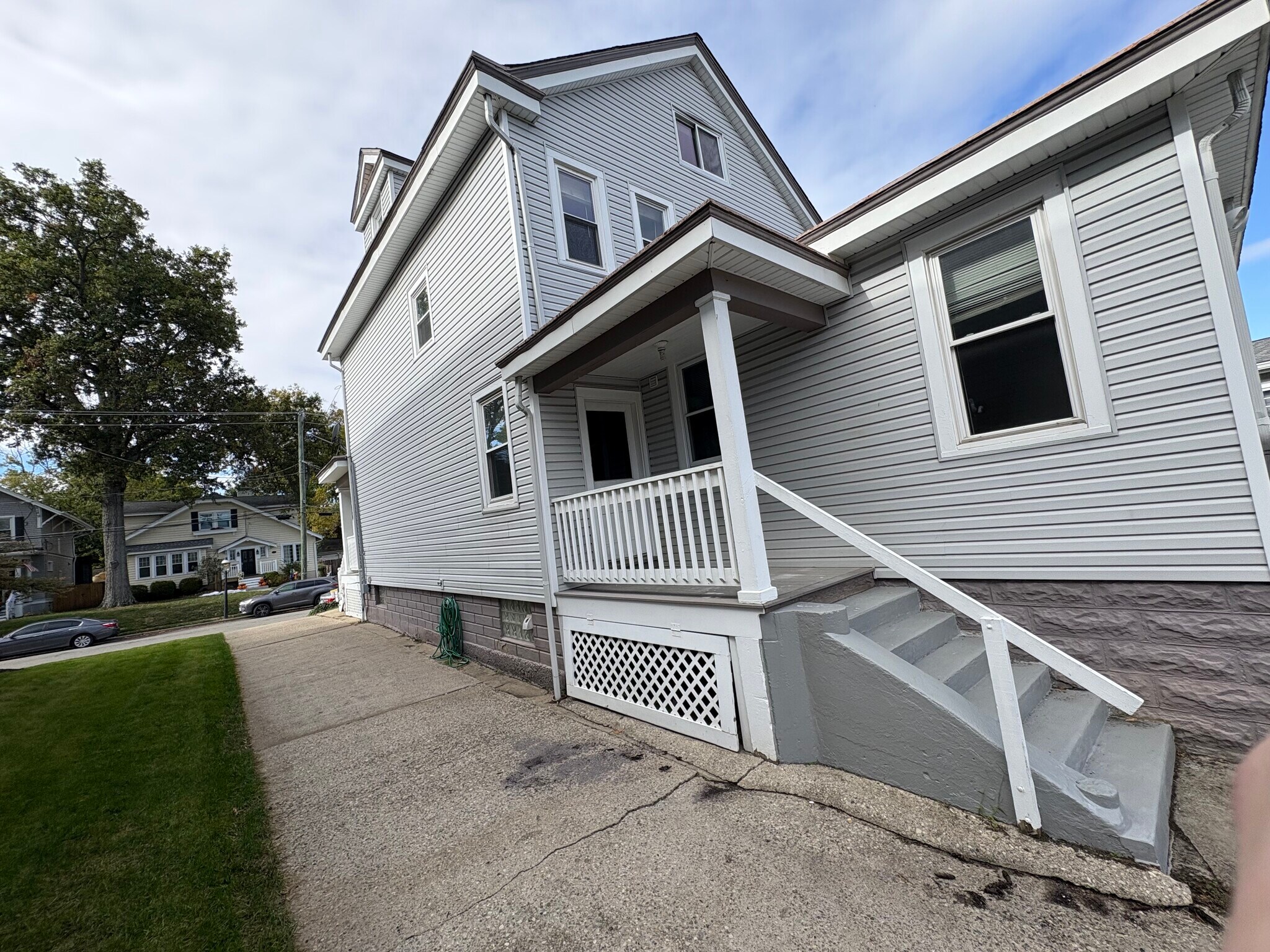Rear porch - 3710 Hyde Park Ave