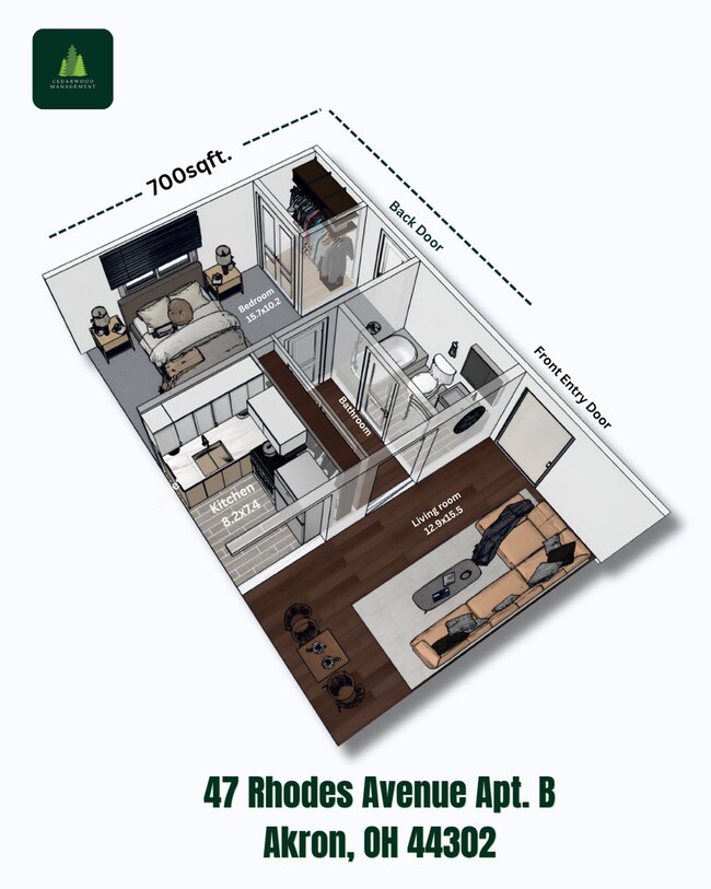 Building Photo - Simple and comfortable 1 Bedroom 1 Bathroom at Rhodes Avenue!