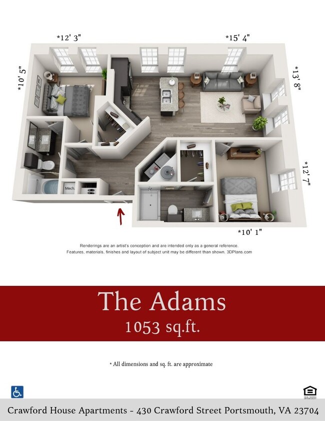 Floorplan - Crawford House