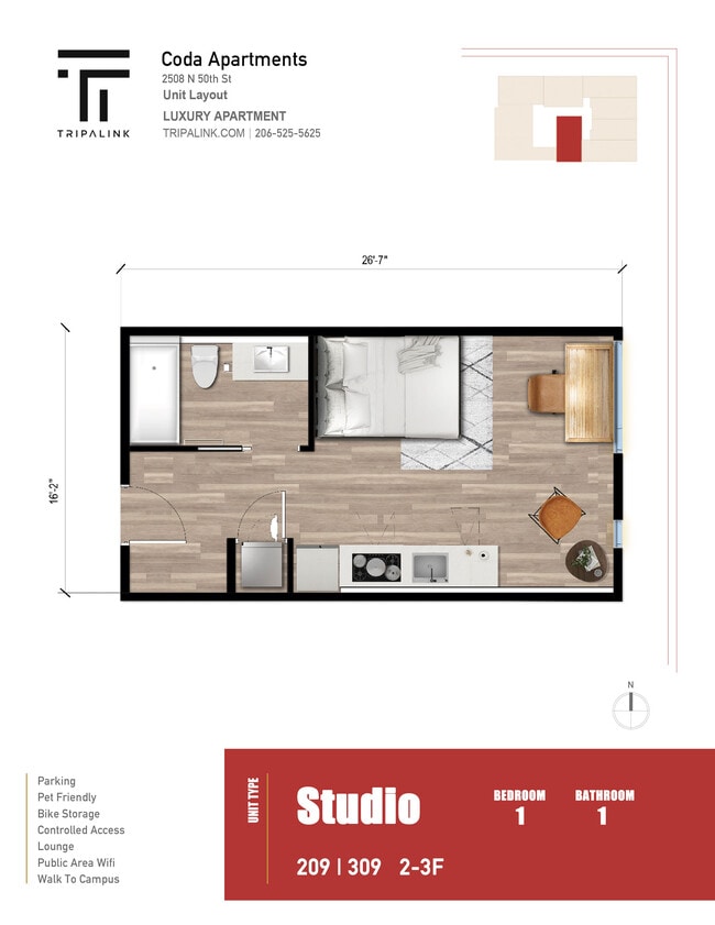 Floorplan - Coda Apartments