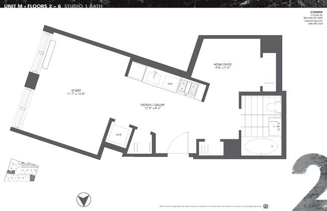 Floorplan - 2 Cooper Square