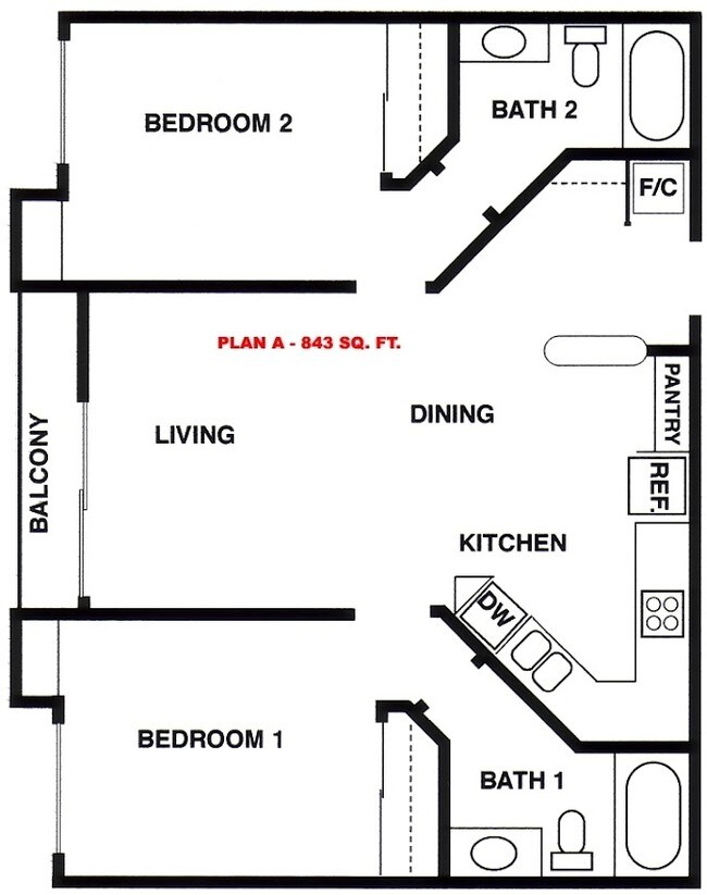 2BR/2BA - Fair Park Pines
