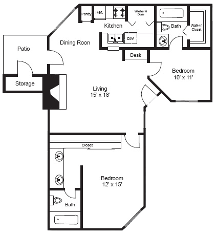 Floorplan - Summerstone Apartments