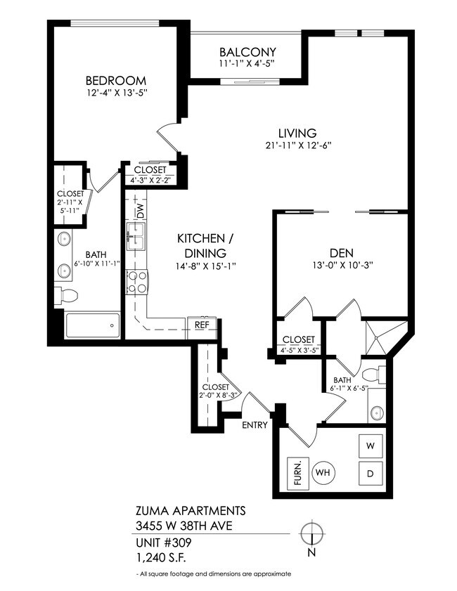 Floorplan - Zuma Apartments