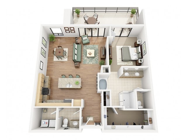 Chianti Penthouse Floor Plan - Ten Wine Lofts