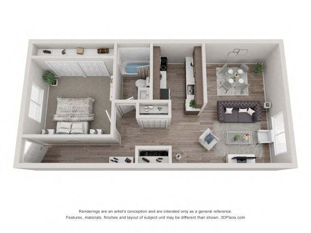 Floorplan - Eagle Creek Apartments