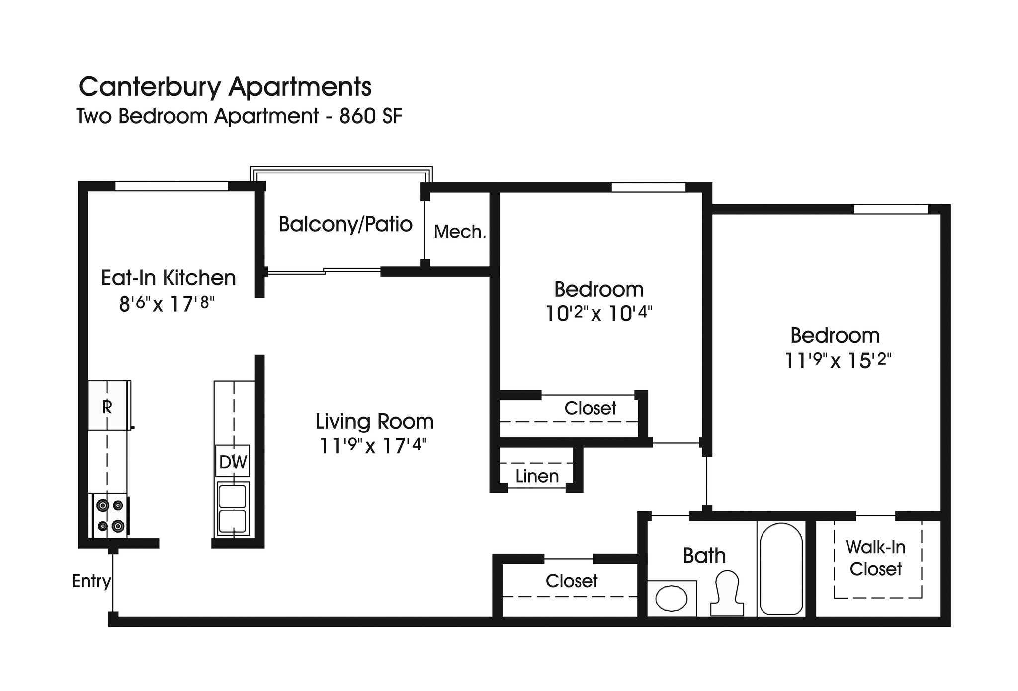 The Apartments at Canterbury 9206 Oswald Way Rosedale MD 21237