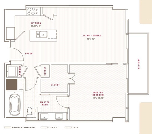 1BR/1BA - Alteza Residences