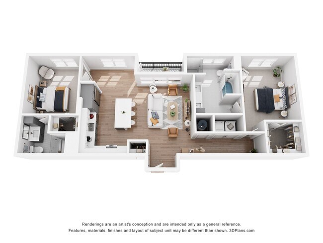 Floorplan - Vance at Bishop Union