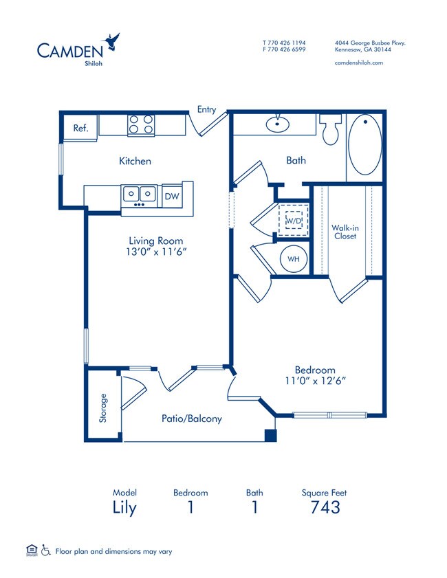 Floorplan - Camden Shiloh