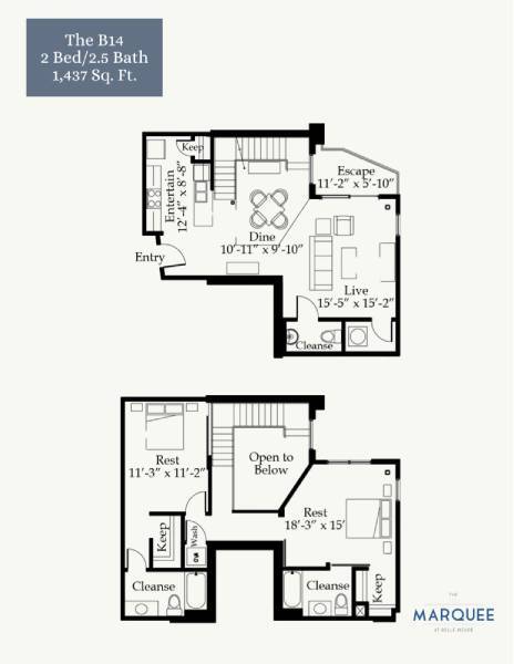 Floorplan - Marquee at Belle Meade