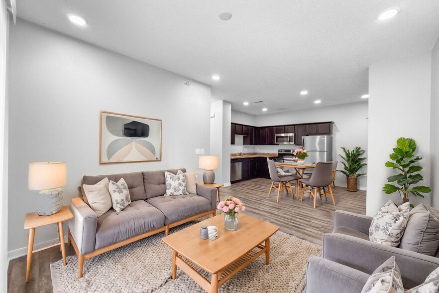 Living Room - Johnston Gardens Apartments