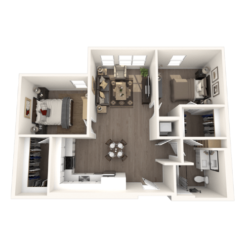 Floorplan - The Meadowmark Apartments