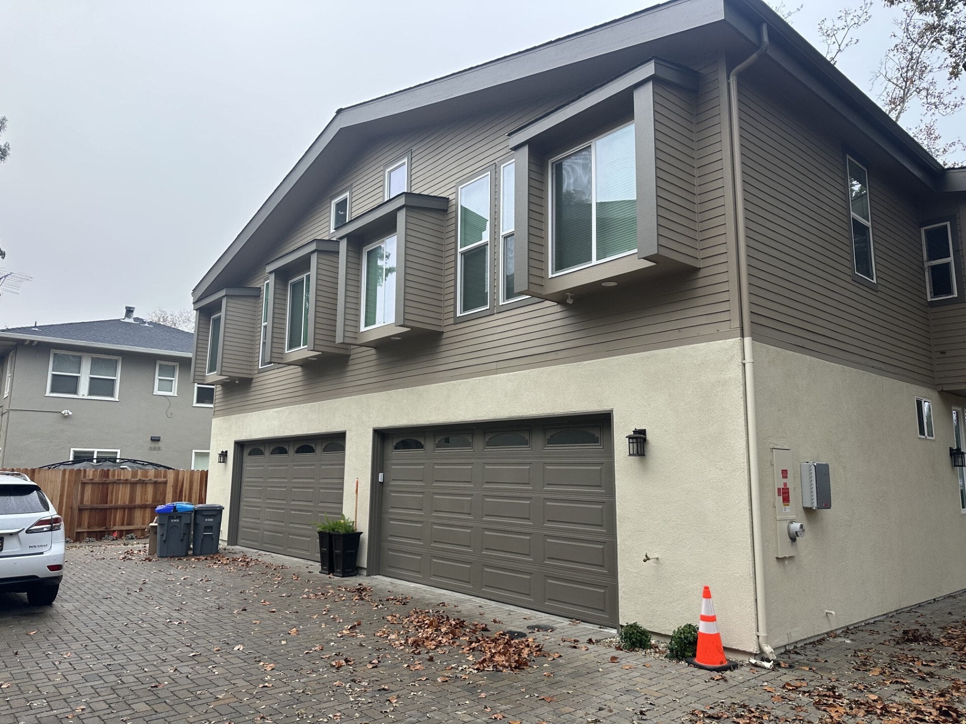 Front of back building looking northwest - 335 Russell Blvd