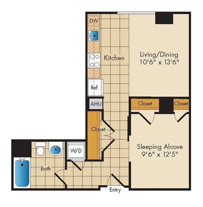 Floorplan - Flats 130 at Constitution Square
