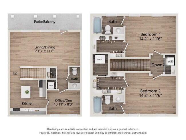 Floorplan - Oak Isle Cottages