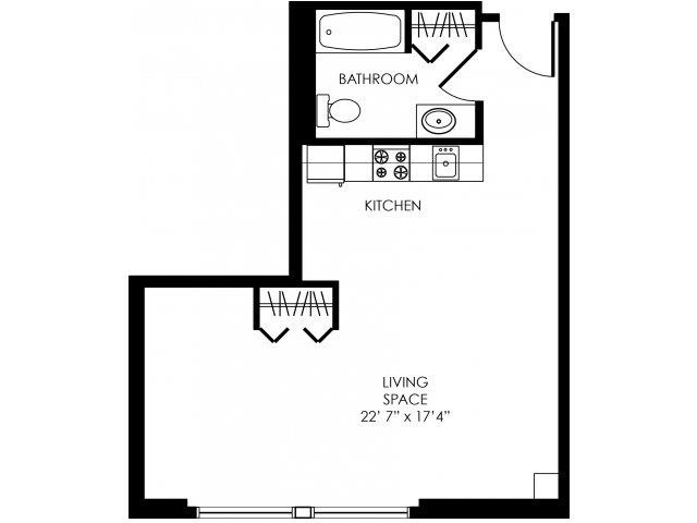 Floorplan - E Street Flats - Student Housing