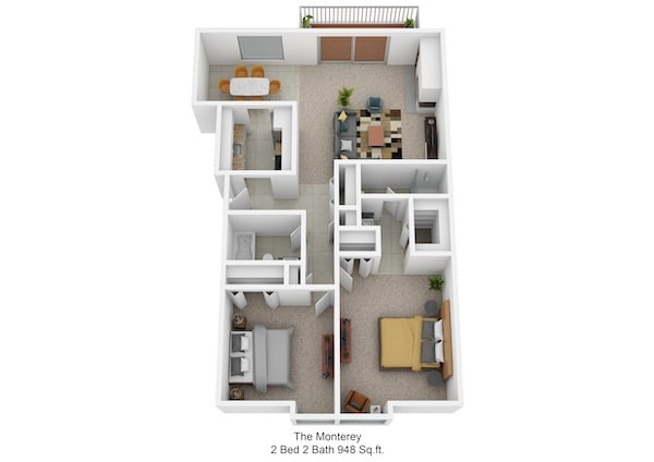 Floorplan - Harpers Point Apartments*