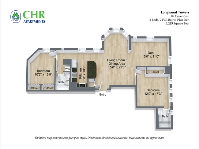 Floorplan - Longwood Towers