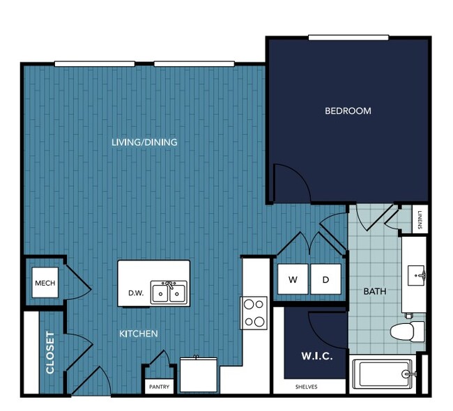 Floorplan - Skyview North Apartments