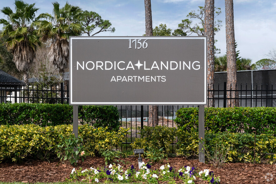 Nordica Landing Front Sign - Nordica Landing