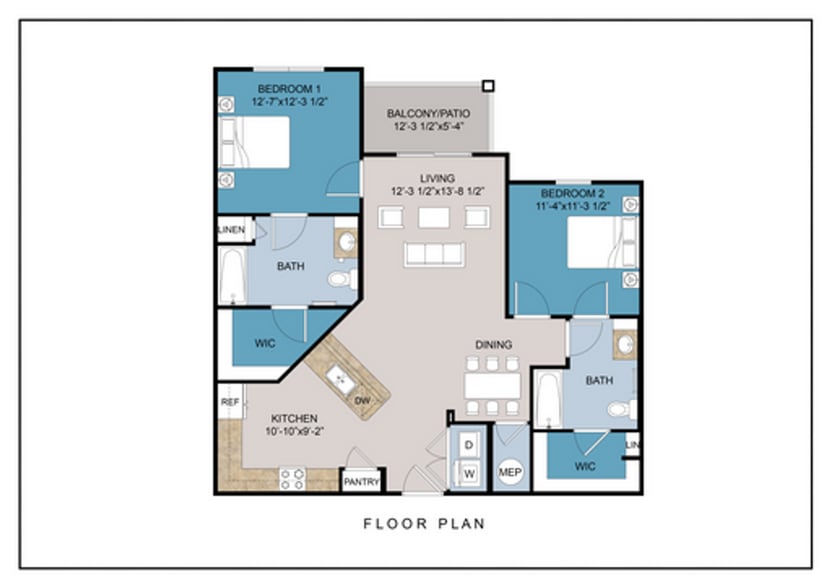 Interior Photo - Serenity@65th Apts....5 blocks from the Beach