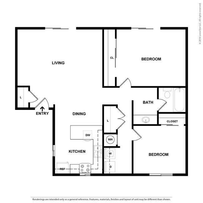 Floorplan - Forest Grove Apartments