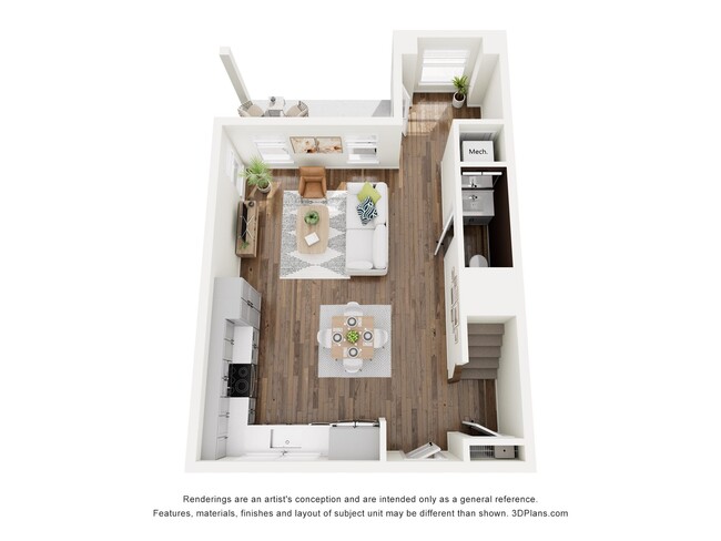Floorplan - West Row Lofts & Townhomes
