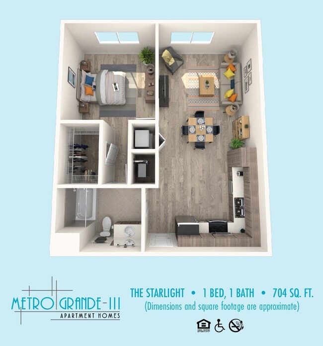 Floorplan - Metro Grande III Apartment Homes