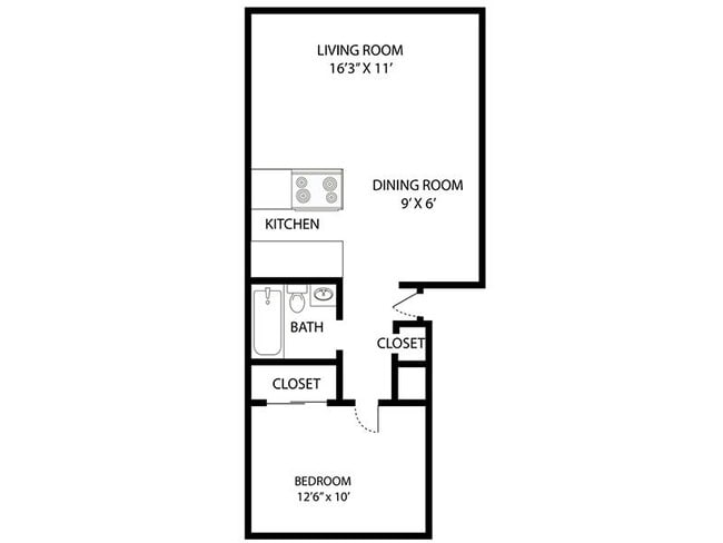 Floorplan - Riviera Apartments