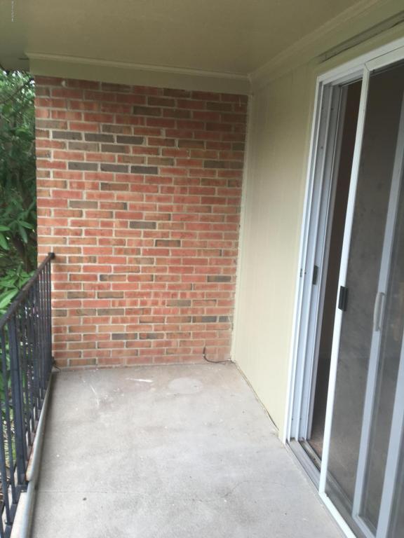 Patio side view - 8010 Westover Dr