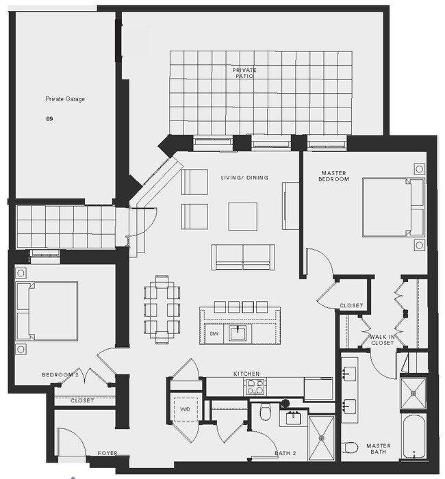 Floorplan - Motley School Apartments