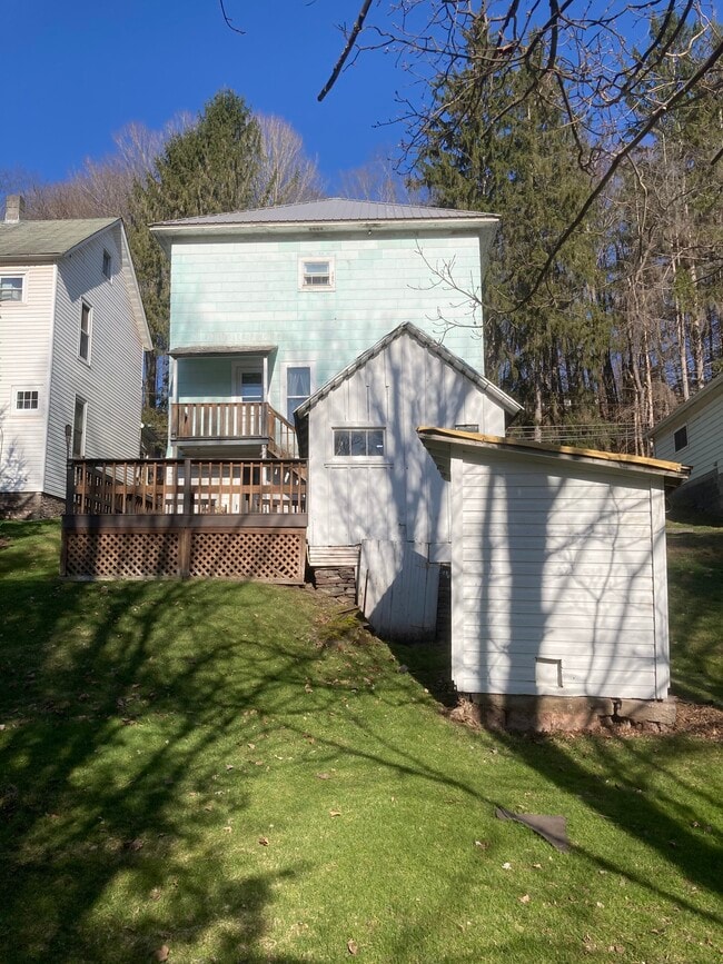 Rear Yard with Deck - 219 Main St