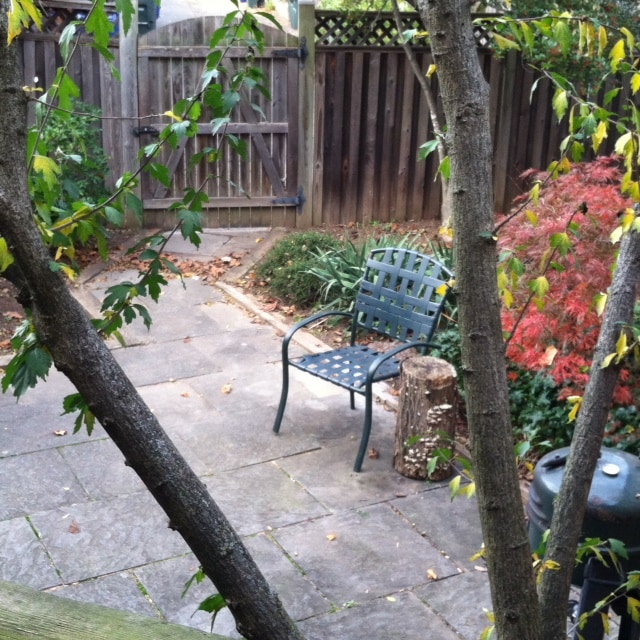 rear patio - 3723 W St NW