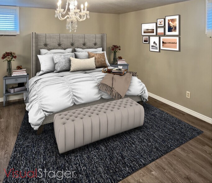 Mn bdrm staged - furniture not included - 510 E King St