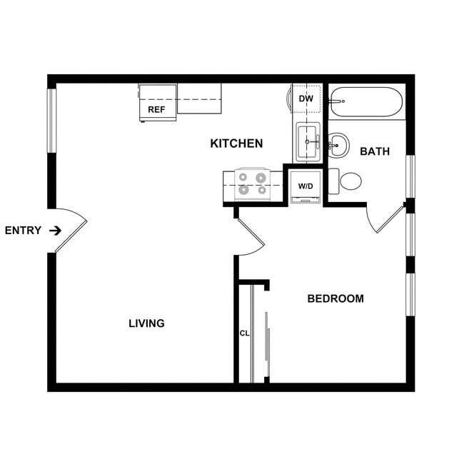 Floorplan - The Parc at 1300