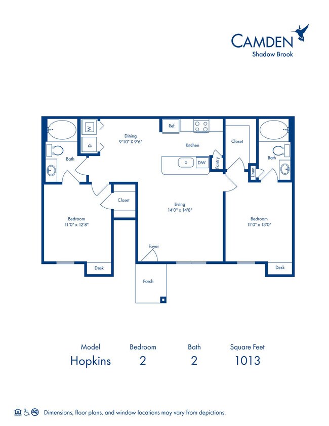 Floorplan - Camden Shadow Brook