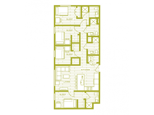 Floorplan - VERVE St. Louis