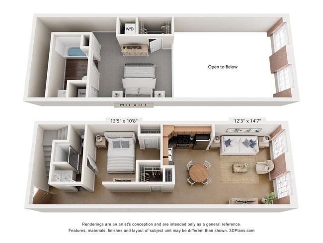 B5L Townhome at Alpha Mill Apartments - Alpha Mill