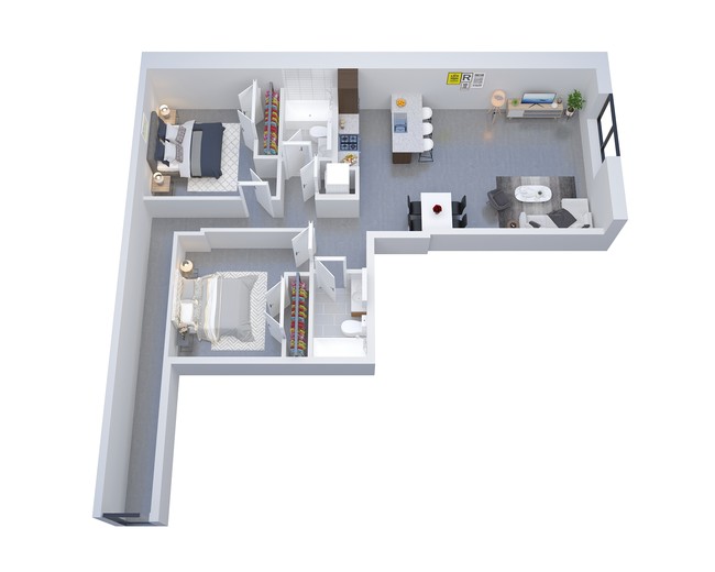 Floorplan - Peanut Factory Flats