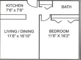 1BR/1BA - Hetzel Plaza